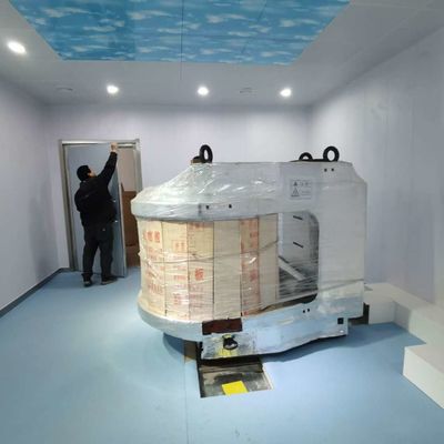 Un buon prezzo. Camera di schermatura RF con efficacia di schermatura di 100dB Illuminazione a LED e acciaio galvanizzato per applicazioni MRI in gabbia di Faraday in linea