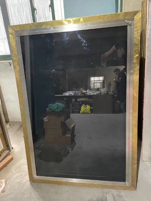 Un buon prezzo. Finestra blindata a parete argento alluminio 40dB finestre blindate dalle radiazioni in linea