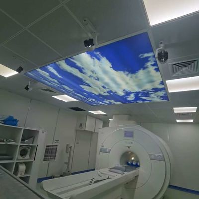 Un buon prezzo. Stanza di schermatura RF con efficacia di schermatura di 100 dB, prese d'aria a guida d'onda e illuminazione a LED per applicazioni di gabbia di Faraday per MRI in linea