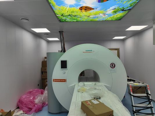 Un buon prezzo. Stanza schermante RF in pannello d'acciaio da 2mm con efficacia di schermatura di 100dB e frequenza centrale nominale di 50Hz per gabbia di Faraday MRI in linea