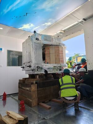 Un buon prezzo. Camera di schermatura RF con efficacia di schermatura di 100dB, sistema di ventilazione filtrato e frequenza nominale del centro di 50Hz per applicazioni MRI in gabbia di Faraday in linea